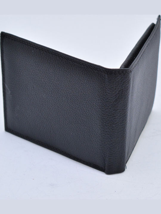 Beltipo Herrenbrieftasche Aus Leder Einfarbig Schwarz Ergonomisch
