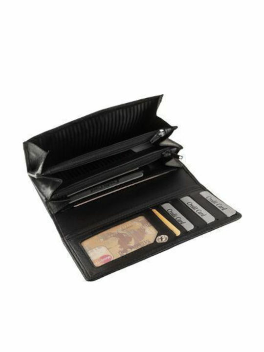 Kouros Portofel Din Piele 2888 Negru
