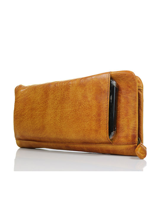 Trip Camel Wallet Genuine Vintage Soft Leather 532green