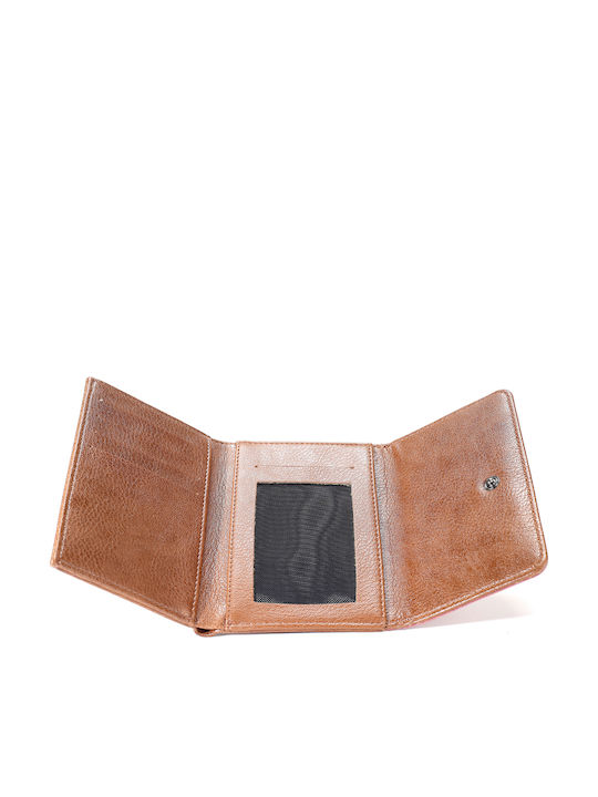 Portofel Unisex Pera Basic Miro Tabac Maro