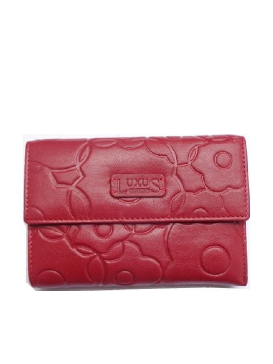 Luxus X 7002-2 Leder Rote Damenbrieftasche