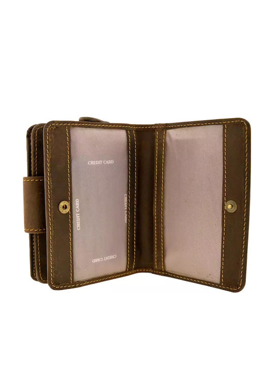Damenbrieftasche Leder Olivenbraun Artemis Wa-k-h840