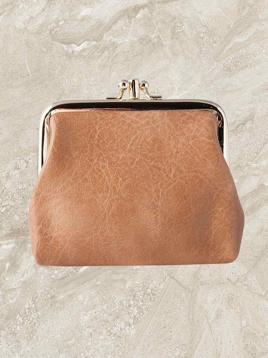 V-store Coin Purse Double Clip 7758 Camel