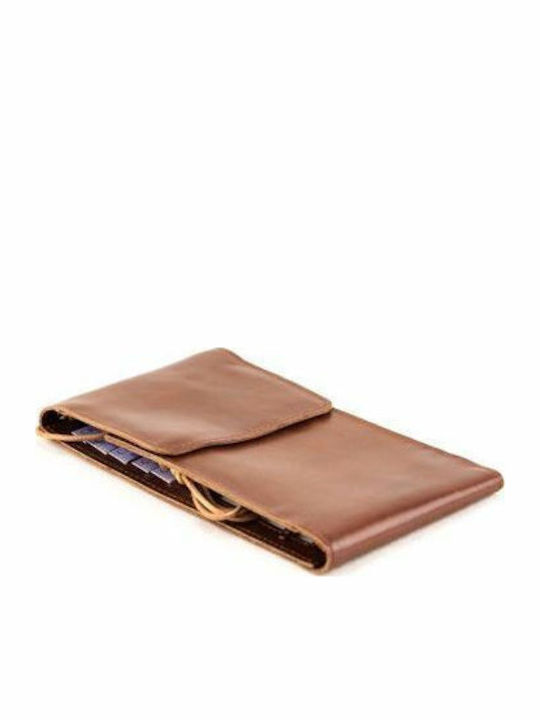 Kouros Leather Shoulder Bag 8606 Brown