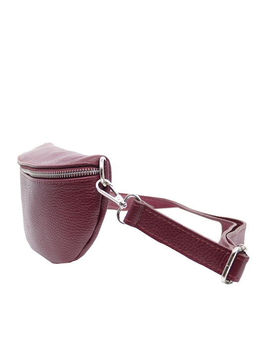Leather 100 Δερματινη Γυναικεια Τσαντα Στηθουσ-μεσης Κωδικος 34-bag-2808-34 Purple