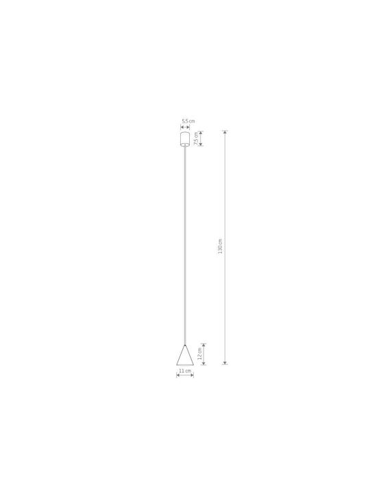 Nowodvorski Pendant Light Black with Socket GU10 11x11cm