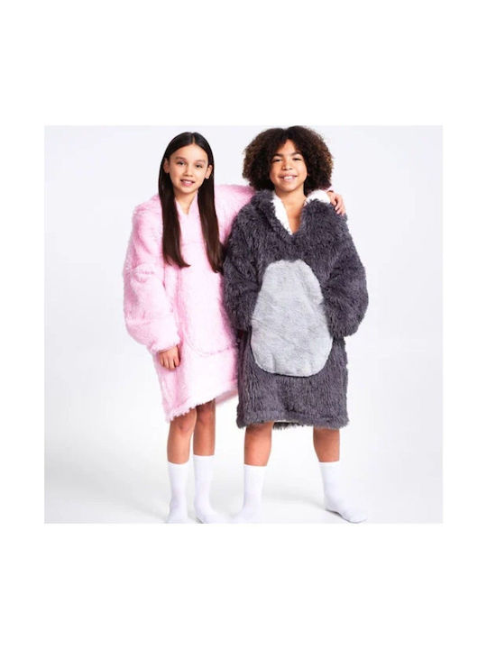 Noxxiez Gray Kids Blanket 160cm