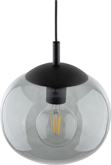 TK Lighting Hängelampe Transparent mit Fassung E27 25x25cm.
