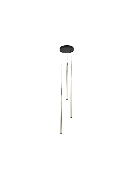 TK Lighting Hängelampe Braun mit Fassung G9 20x20cm.