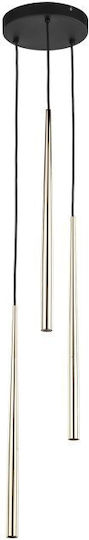 TK Lighting Κρεμαστό Φωτιστικό Καφέ με Ντουί G9 20x20εκ.
