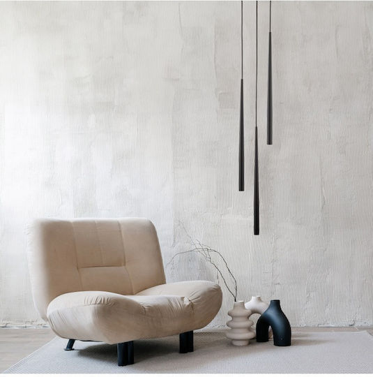 TK Lighting Κρεμαστό Φωτιστικό Καφέ με Ντουί G9 20x20εκ.
