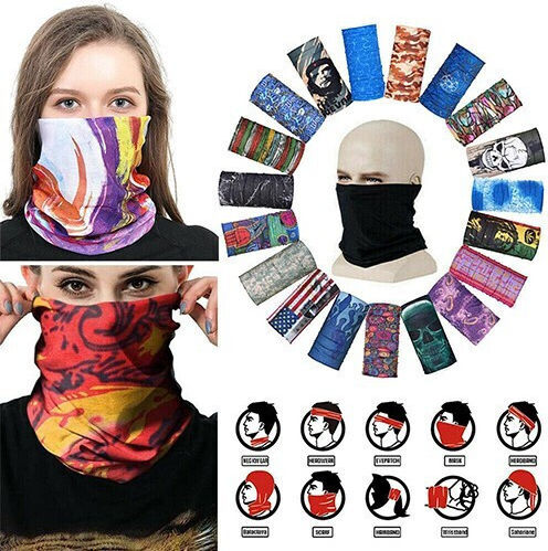 Mănușă Multi Scarf Pentru Gât și Cap Cod 27208 Multicolor