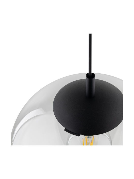 TK Lighting Κρεμαστό Φωτιστικό Γκρι με Ντουί E27