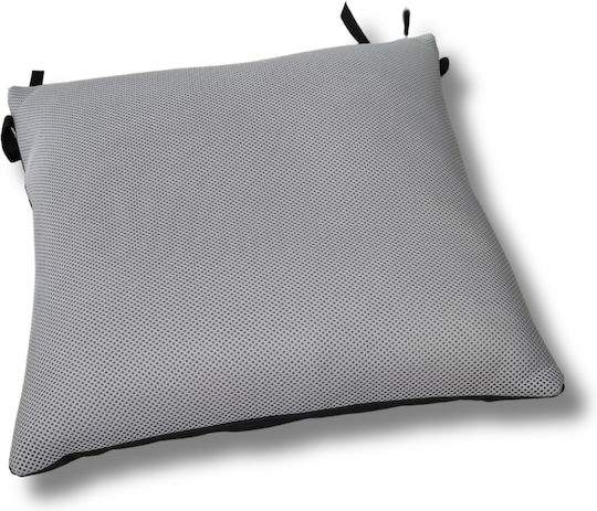 Seat Cushion Hollow Silicone Fibers 43x43x9cm Capelli Kf084343