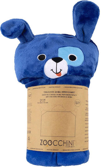 Zoocchini Κουβέρτα Fleece Dog Μπλε 91x127εκ.