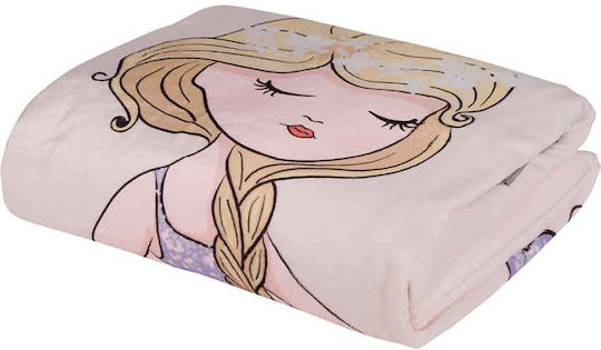 Das Home Κουβέρτα Fleece Lilac, Pink 160x220εκ.