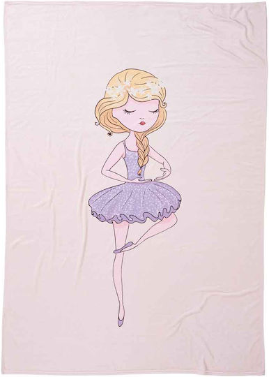 Das Home Pătură Fleece Lilac, Pink 160x220cm