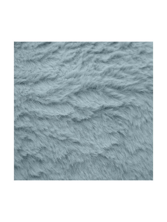 Lino Home Κουβέρτα Βελουτέ Petrol 150x200εκ.