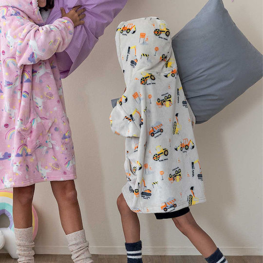 Palamaiki Κουβέρτα Fleece Γκρι