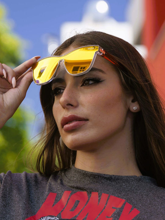 Ghetto Sunglasses Orange with Frame & Orange Lens Ghetto Sunglasses Orange with Frame & Orange Lens