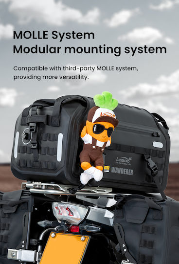 Loboo Waterproof Motorcycle Tail Bag 50lt