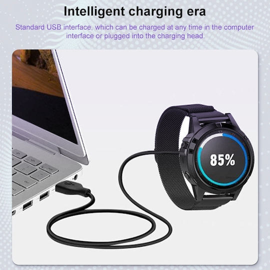 Καλώδιο Φόρτισης Ρολογιού Garmin Usb-c Type-c Πλευρικό Αγκώνα
