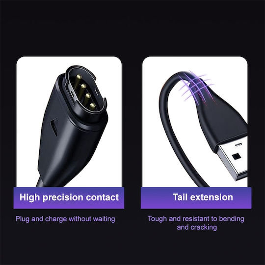 Καλώδιο Φόρτισης Ρολογιού Garmin Usb-c Type-c Πλευρικό Αγκώνα