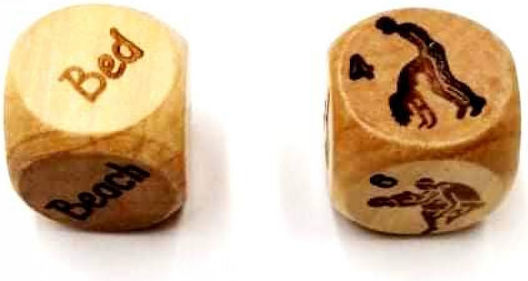Wooden Art Wooden Dice Kamasutra 0552