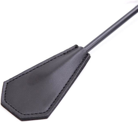 Fetish Addict Feather Tickler + & Paddle Black 29cm Ραβδι Πουπουλα Μαυρο