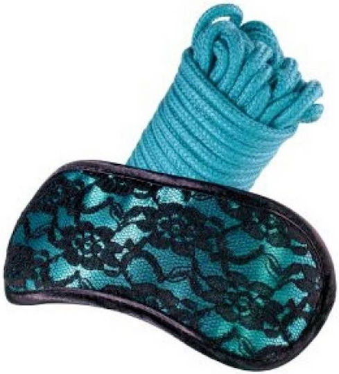 Σχοινί Μάσκα Bdsm Kit Sex Extra Mask Rope Cyan