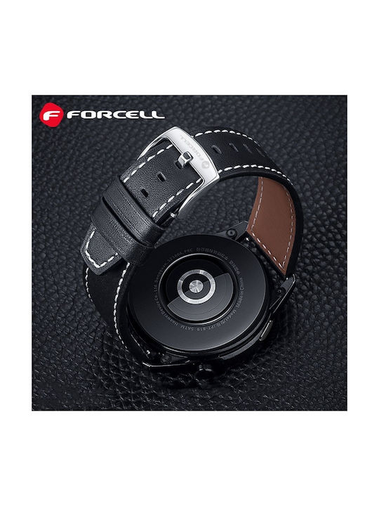 Forcell Λουράκι Δερμάτινο Καφέ (SAMSUNG Watch 22 mm)