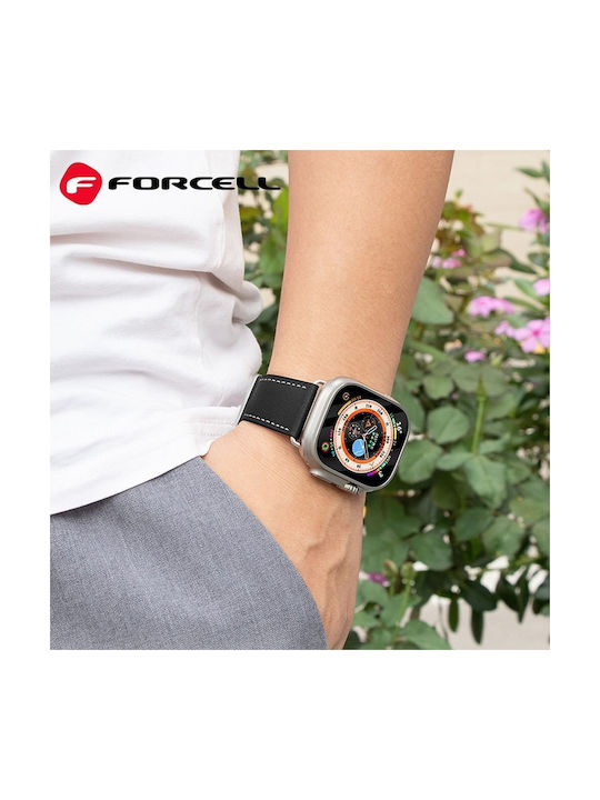 Forcell Armband Schwarz (Apple Watch 42/44/45/49 mm, Forcell) Forcell Armband Schwarz (Apple Watch 42/44/45/49 mm, Forcell)