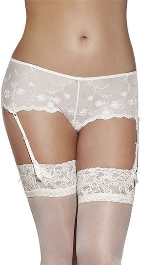 Lingerie Garter Selene Lace White Bridal Collection