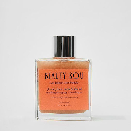 Beauty Sou Caribbean Semifreddo Face Body Hair Oil 100ml
