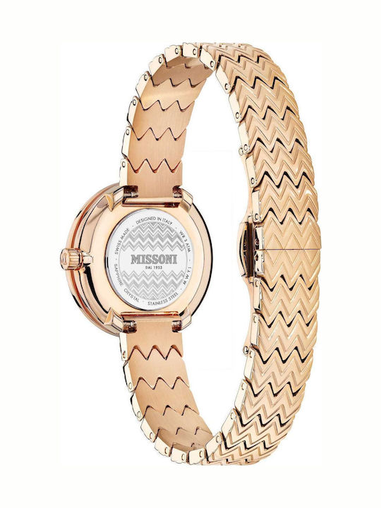 Missoni M1 Rose Gold Stainless Steel Bracelet Missoni M1 Rose Gold Stainless Steel Bracelet