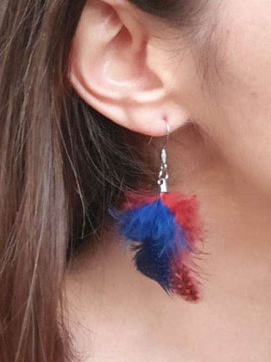 Cercei Cercei Ananna Feather Albastre
