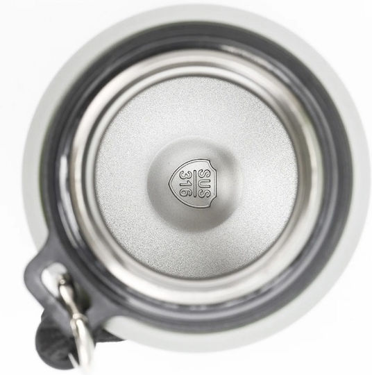 Μπουκάλι Θερμός Ανοξείδωτο / Πλαστικό 650ml White