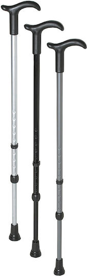 Rebotec Simplex Gehstock Aluminium Verstellbare Höhe Bis 125kg Grau