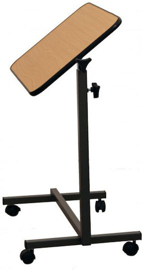 Rolling Table Reclining Easy Wood Imitation
