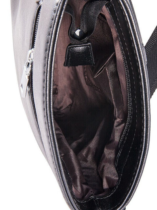 V-store Shoulder Crossbody Bag Dark Brown Synthetic Leather 1069-02