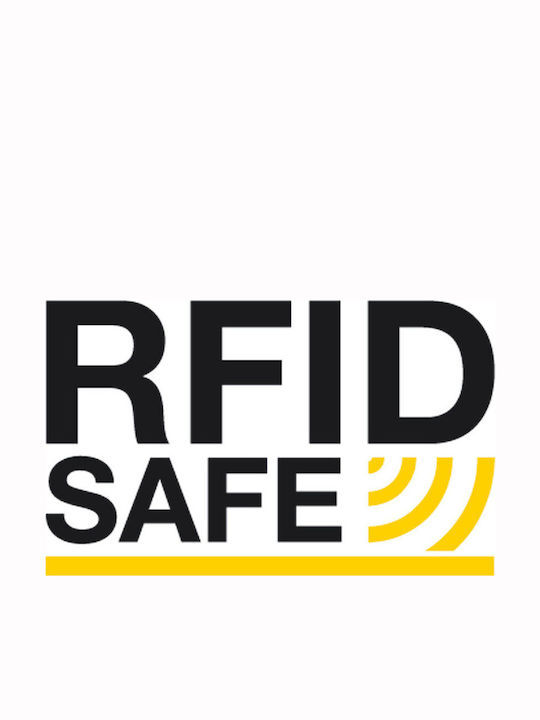 Кожена Картофийка Kion 602 Черен RFID Мъжка