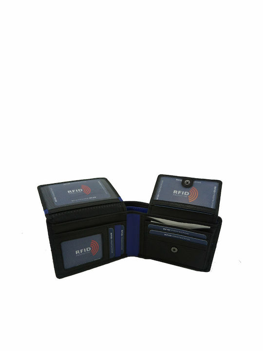Herrenbrieftasche Kion Sr-215-RFID Schwarz Blau