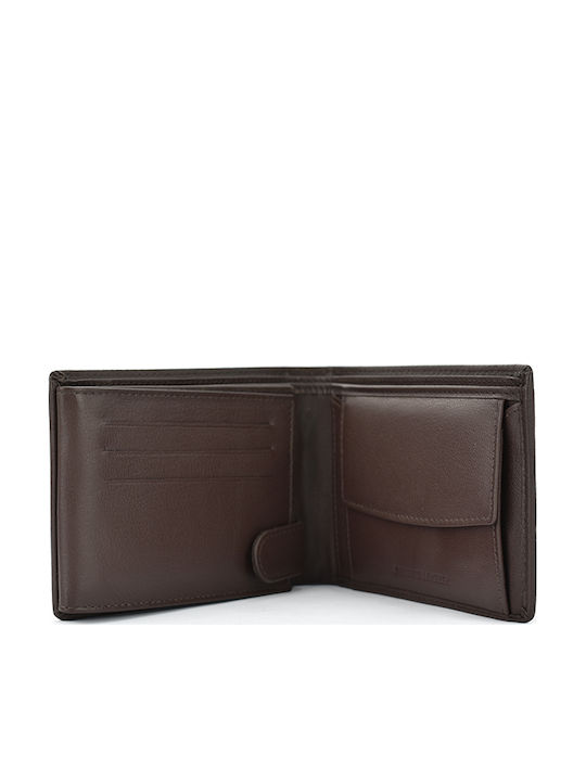 Fourfold Wallet Mario Rossi 5042 Brown Mario Rossi Dark Brown