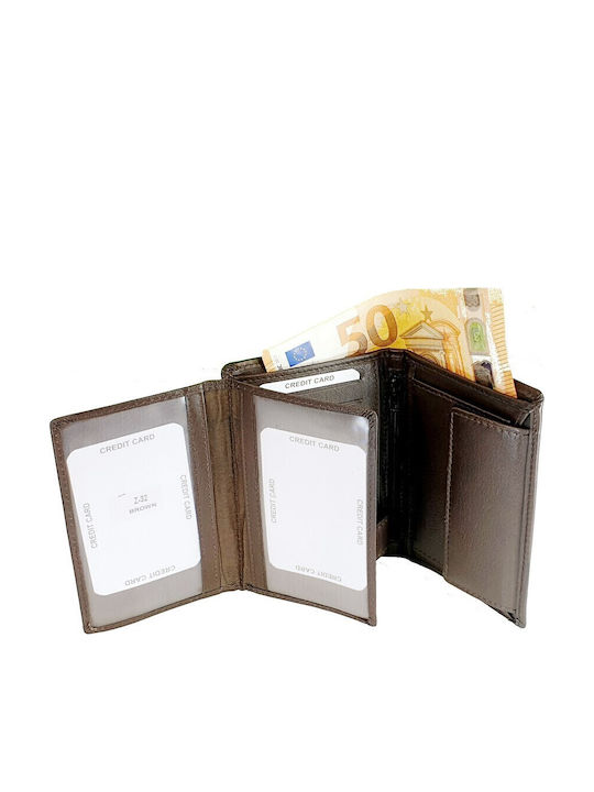 Lederbrieftasche Rcm Z32 Braun