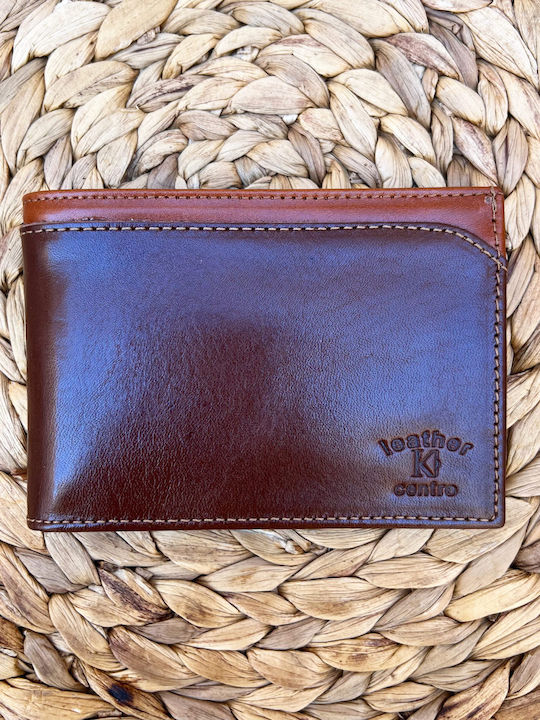 Handmade Men's Two-Tone Wallet Genuine High-Quality Leather