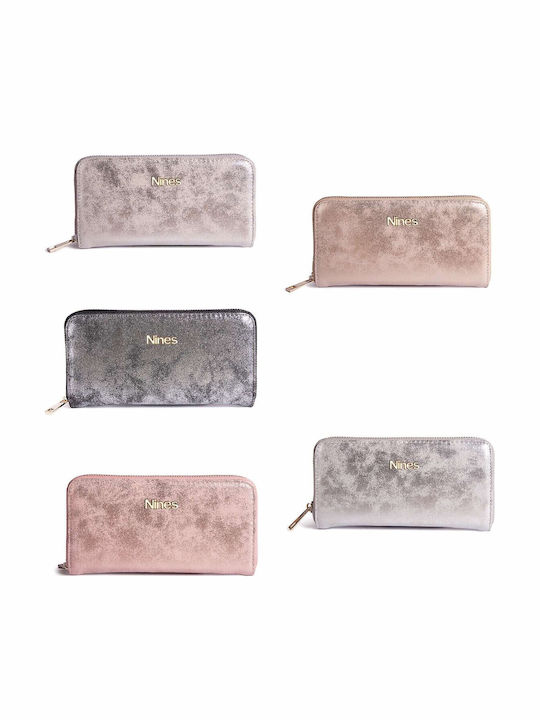 Nines Wallet Mono 180030-l9 Silver