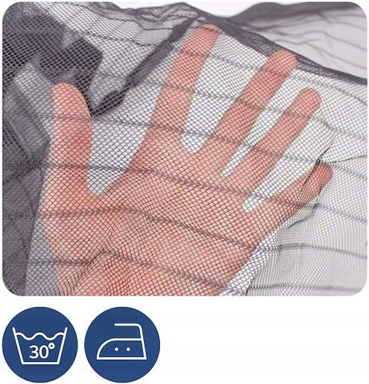 Insect Screen Magnetic Closure Width 80-100cm Height 210-220cm Gray