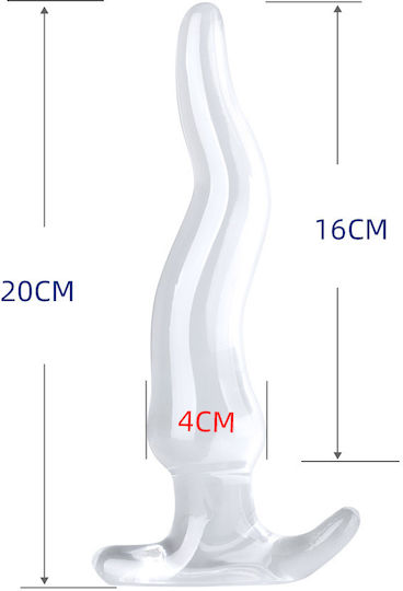 Kinksters Butt Anal Plug Mittel Transparent