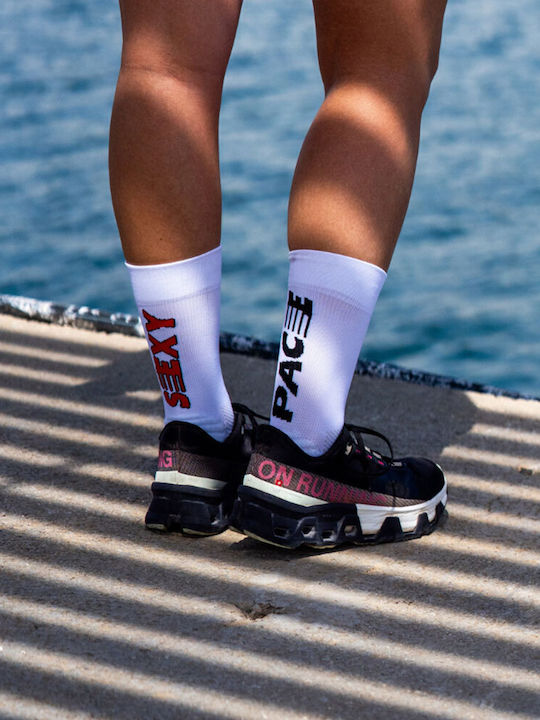 Sporcks Running Κάλτσες Λευκές 1 Ζεύγος