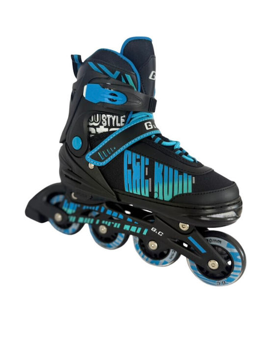 Grass & Co Inline Αυξομειούμενα Rollers Μαύρα Παιδικά Grass & Co Inline Αυξομειούμενα Rollers Μαύρα Παιδικά